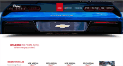 Desktop Screenshot of primeautosd.com